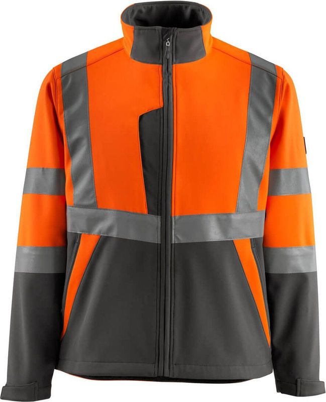 MASCOT® unisex Warnjacke Kiama  warnorange, anthrazit Größe 4XL