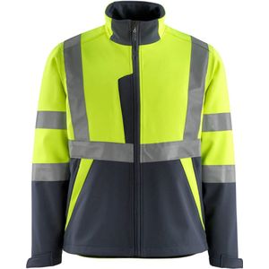 Mascot Safe Light Softshell jas 15902-253 - hi-vis geel/donkermarine