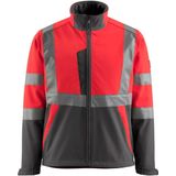 Mascot Safe Light Softshell jas 15902-253 - hi-vis rood/donkerantraciet