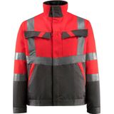 Mascot - 15909-948 - Jas Hi-Vis - Rood/Donkerantraciet - Maat 3XL
