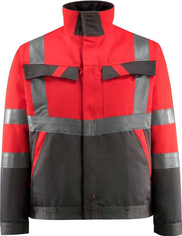 Mascot - 15909-948 - Jas Hi-Vis - Rood/Donkerantraciet - Maat 3XL