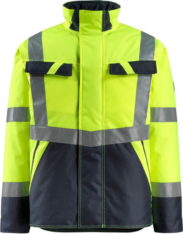 MASCOT® unisex Warnjacke Penrith  gelb, schwarzblau Größe XL