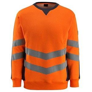 Mascot - Safe Supreme Sweatshirt - Hi-Vis Oranje/Donkermarine - Polyester/Katoen