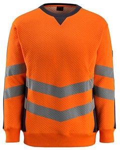 Mascot - Safe Supreme Sweatshirt - Hi-Vis Oranje/Donkermarine - Polyester/Katoen