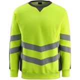 Mascot - Safe Supreme - Sweatshirt - Hi-Vis Geel/Donkeraantraciet