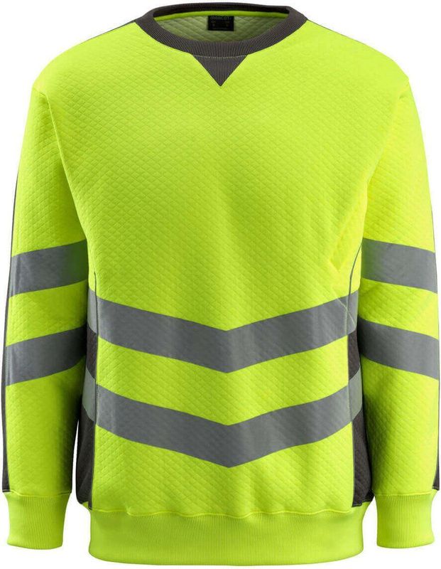 Mascot - Safe Supreme - Sweatshirt - Hi-Vis Geel/Donkeraantraciet