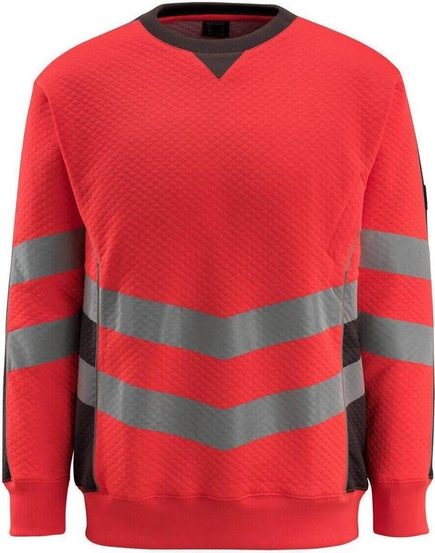 Mascot Safe Supreme Sweatshirt 50126-932 - hi-vis rood/donkerantraciet