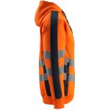 Mascot - 50138-932 - Capuchontrui - Oranje/Donkermarine - Fluorescerend, Slijtvast Polyester, OEKO-TEX®