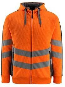 Mascot 50138-932 - Capuchontrui met Rits - Hi-Vis Oranje/Donkerantraciet