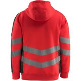 MASCOT® unisex Warnschutz-Langarmshirt Corby rot, anthrazit Größe 2XL