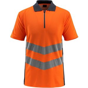 Mascot - Safe Supreme Poloshirt - Hi-Vis Oranje/Donkermarine - Katoen/Polyester