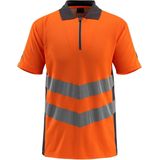 MASCOT® unisex Warnschutz Shirt Murton orange, dunkelanthrazit Größe 4XL