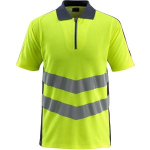 MASCOT® unisex Warnschutz Shirt Murton gelb, schwarzblau Größe M