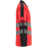 Mascot Safe Supreme Poloshirt 50130-933 - hi-vis rood donkerantraciet