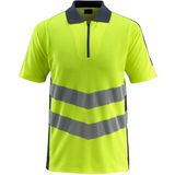 Mascot Safe Supreme Poloshirt 50130-933 - hi-vis rood donkerantraciet