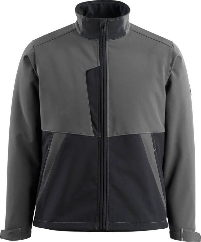 Mascot - Light Softshell Jas - Donkerantraciet/Zwart - 100% Polyester - Ademend