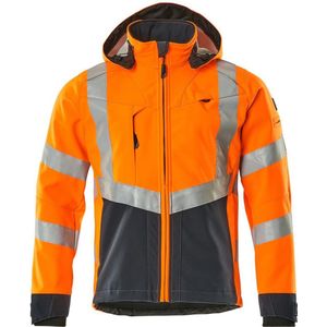 MASCOT® unisex Warnjacke Blackpool orange, schwarzblau Größe S