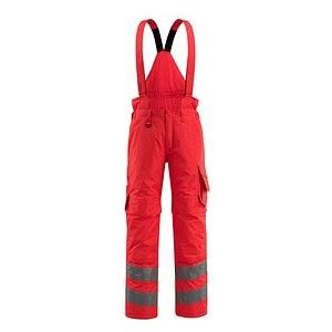 MASCOT® unisex Warnschutz-Latzhose Ashford  rot Größe M