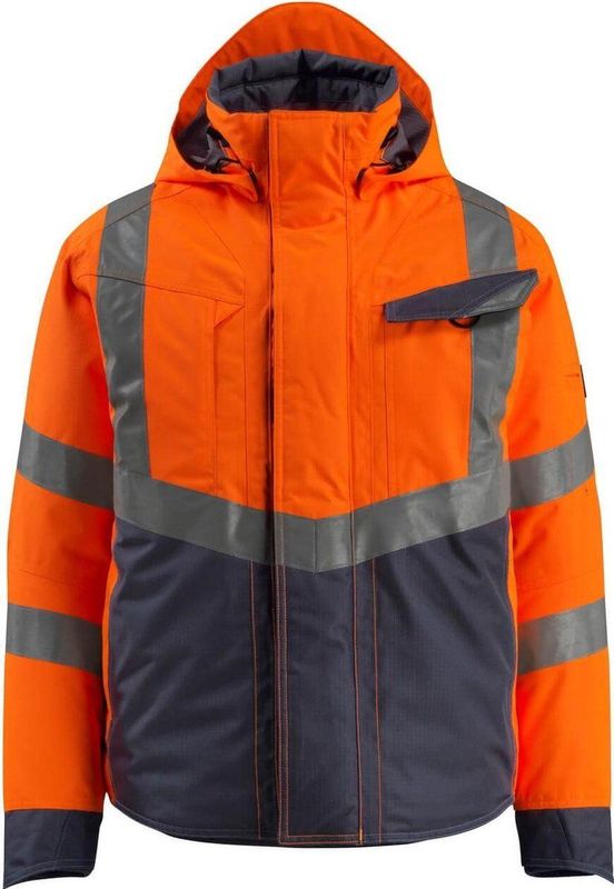 Werkjack - Fluorescerend - 100% Polyester - Ademend - Waterdicht - Winddicht