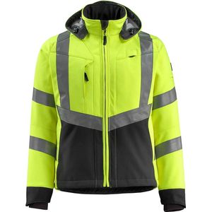 Safe supreme Soft Shell Jacke Blackpool 15502-246-1709 Gr. l gelb/schwarz - Mascot