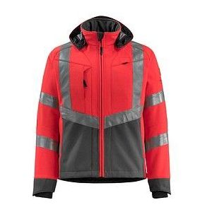 Safe supreme Soft Shell Jacke Blackpool 15502-246-22218 Gr. 4XL rot/dunkelanthrazit - Mascot