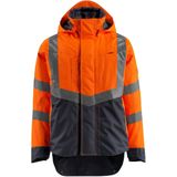 MASCOT® unisex Warnjacke Harlow orange, schwarzblau Größe 2XL