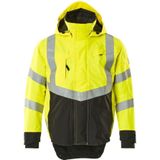MASCOT® unisex Warnjacke Harlow orange, schwarzblau Größe 2XL