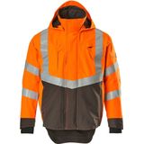 Mascot - Safe Supreme Shell Jas - Hi-Vis Oranje/Donkeraantraciet - Duurzaam CORDURA®