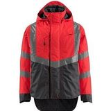 Mascot - Safe Supreme Shell Jas - Hi-Vis Rood/Donkeraantraciet - Duurzaam CORDURA®