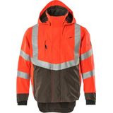 MASCOT® unisex Warnjacke Harlow rot, anthrazit Größe 4XL