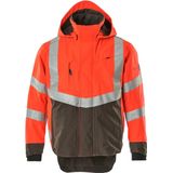 MASCOT® unisex Warnjacke Harlow rot, anthrazit Größe M