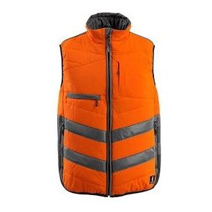 MASCOT® unisex Warnweste Grimsby  warnorange, anthrazit Größe 2XL