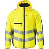 Mascot - 15515-249 - Jas - Geel/Donkermarine - Hi-Vis, Ademend, Winddicht, Waterafstotend