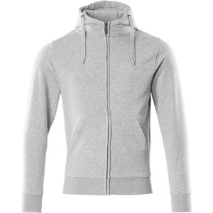 Mascot - Crossover Capuchontrui met Rits - Grijs-Gemêleerd - Katoen/Polyester