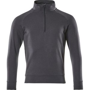 Mascot - Sweatshirt nantes crossover mit kurzem Reißverschluss, Herren 50611 Gr. m schwarzblau