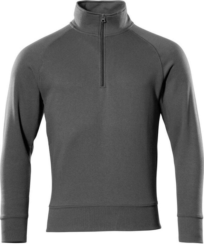 Mascot Crossover Sweatshirt met korte rits 50611-971 - donkerantraciet