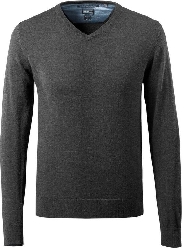 Mascot - 50635-989 - Gebreide Trui - Donkerantraciet/Lichtgrijs - 50% Acryl/50% Wol
