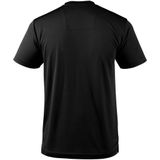 T-shirt - Zwart - 100% Polyester - Sneldrogend - Moderne Pasvorm