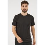 T-shirt - Zwart - 100% Polyester - Sneldrogend - Moderne Pasvorm