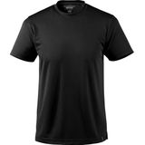 T-shirt - Zwart - 100% Polyester - Sneldrogend - Moderne Pasvorm