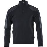 Mascot - Frontline - Gebreide Trui met Korte Rits - Donkermarine - 2XL