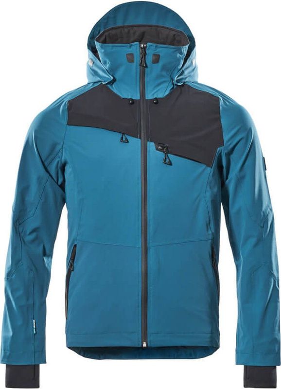 MASCOT® Herren Regenjacke Advanced petrol Größe 2XL