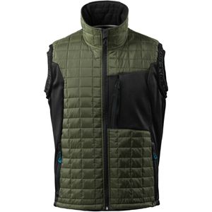 Mascot - Advanced Thermobodywarmer 17165-318 - Werkjas - Mosgroen/Zwart - Waterafstotend, 100% Polyester