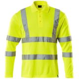 Longsleeve - Fluorescerend - Katoen/Polyester - Met Reflectiestrepen