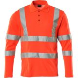 Longsleeve - Fluorescerend - Katoen/Polyester - Met Reflectiestrepen