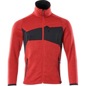 Mascot 18105-951 Gebreide trui met rits Signaalrood/Zwart maat 2XL