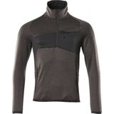 Mascot - Accelerate - Fleecetrui - Donkerantraciet/Zwart - Korte Rits