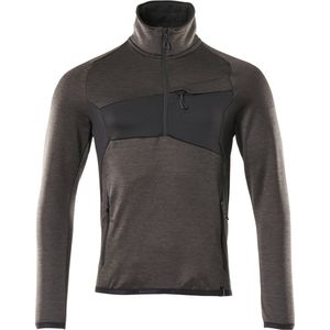 Mascot - Accelerate - Fleecetrui - Donkerantraciet/Zwart - Korte Rits