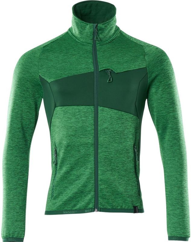 Mascot - Fleecejack - Zwart - 94% Polyester/6% Elastaan - Met Rits