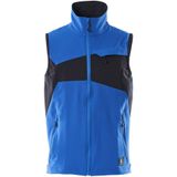 Mascot - Accelerate - Bodywarmer - Helder Blauw/Donkermarine - Waterafstotend, 88% Polyester, Reflectieaccenten